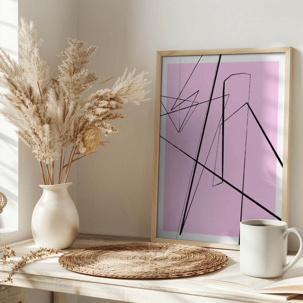 Angular Lines No 10 Poster